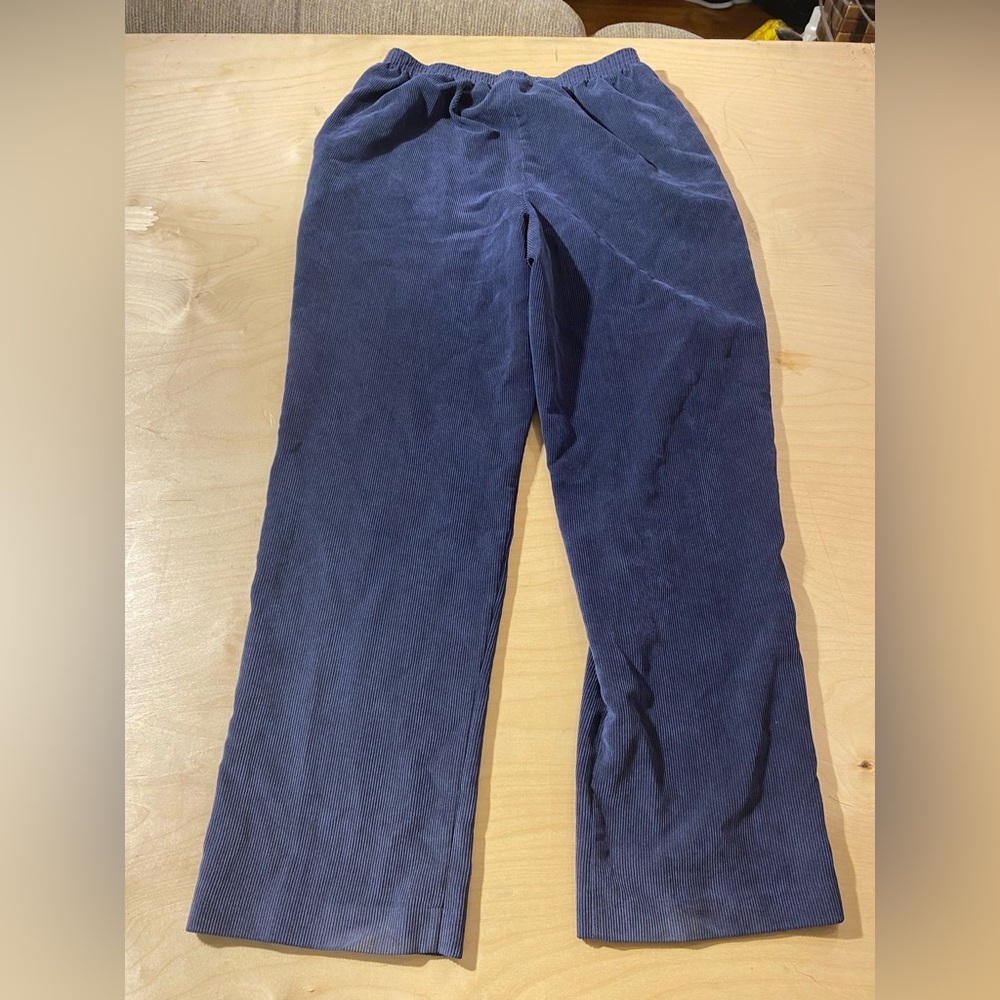 Alfred  Dunner Pull On Corduroy Pants Size 12 (KD) - Picture 11 of 15
